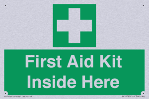 First Aid Kit Inside Here